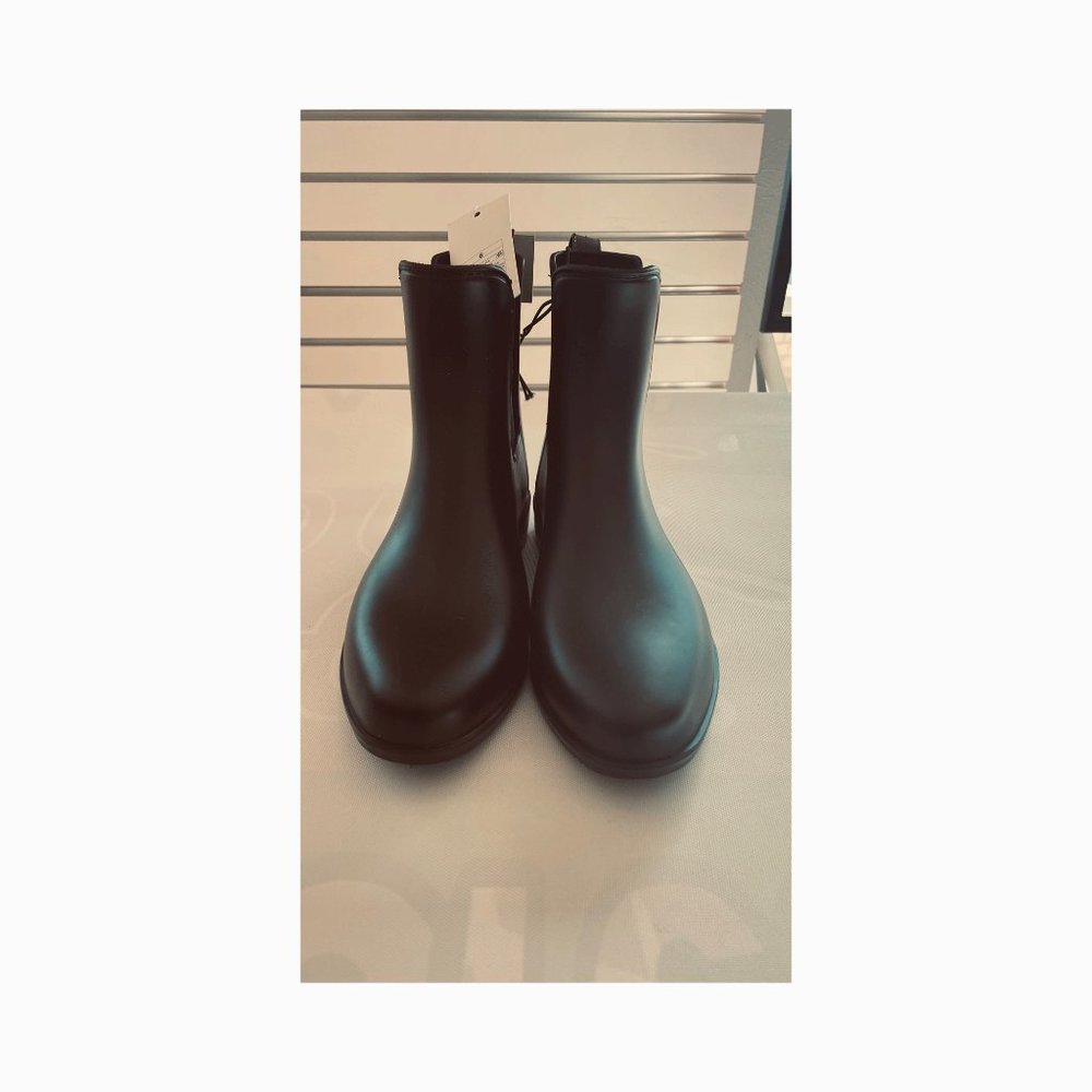 Black Women shoes, Half Boot,  Waterproof boots, Black boots, A new Day